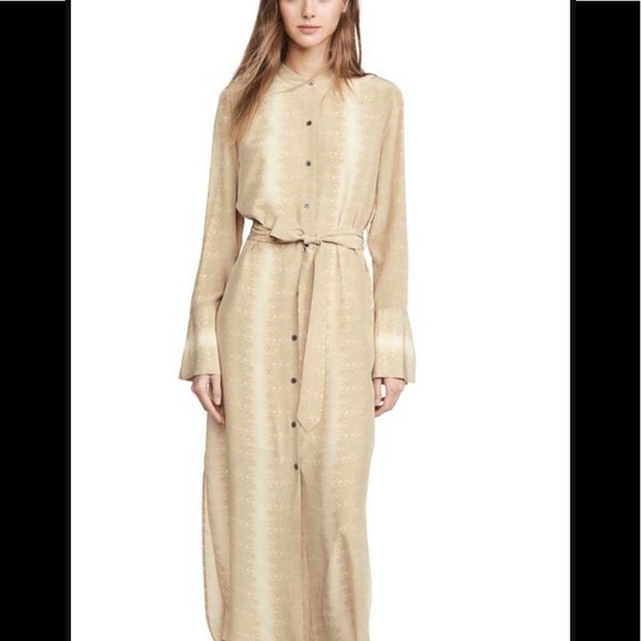 EQUIPMENT FEMME Connell Silk Crepe de Chine Maxi Shirt Dress - Picture 2 of 13